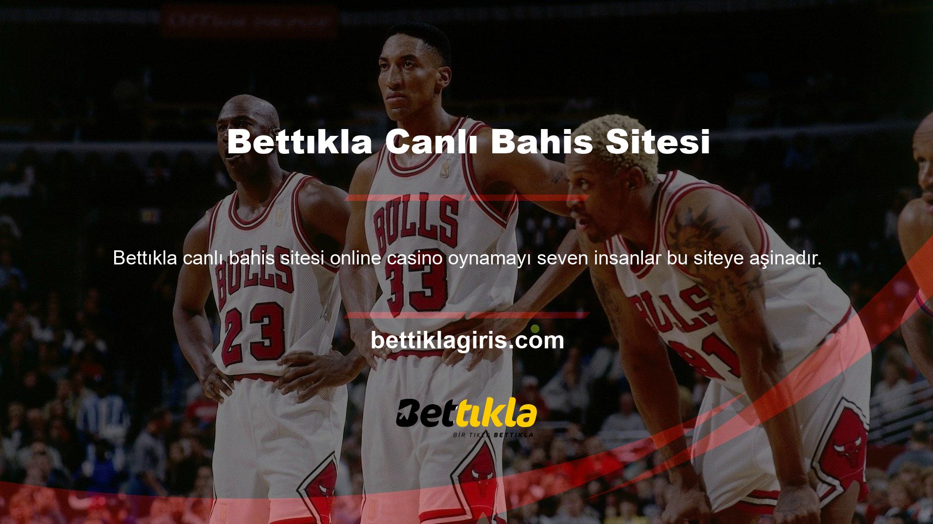 Bettıkla canlı bir bahis sitesidir