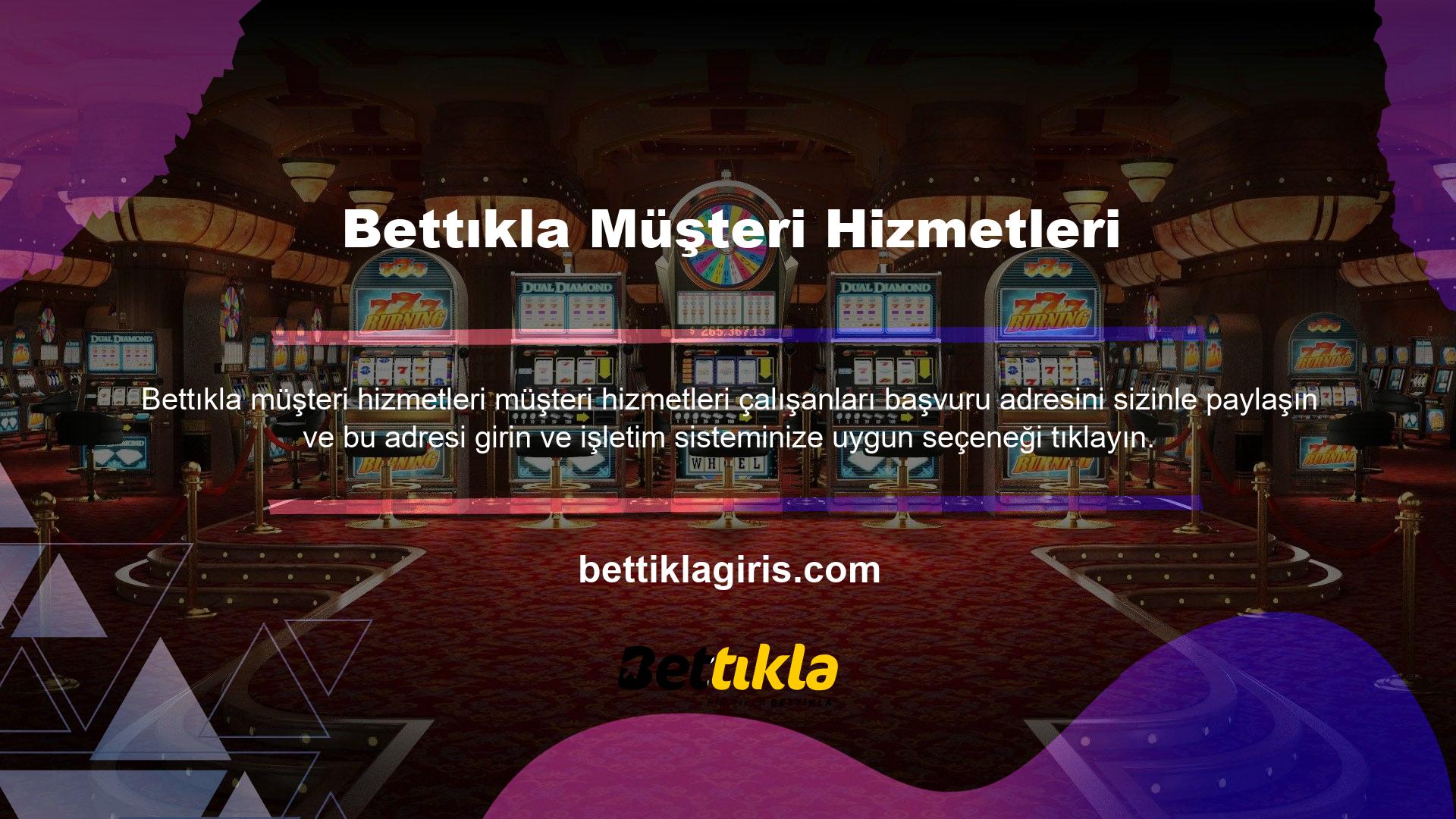Bettıkla giriş adresi için Android ve iOS'u seçtikten sonra, uygun uygulamayı birkaç dakika içinde indirerek kurulumu tamamlayabilirsiniz
